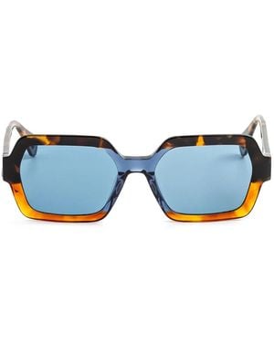 Gigi Studios Geometric-Frame Sunglasses - Blue