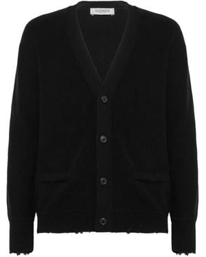Laneus Vest Met V-Hals - Zwart