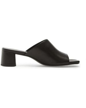 Vagabond Shoemakers 45Mm Leather Heeled Mules - Black
