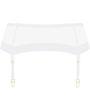 Maison Close Corps À Corps Garter Belt - White