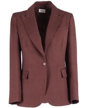 P.A.R.O.S.H. Single-Breasted Jacket - Brown