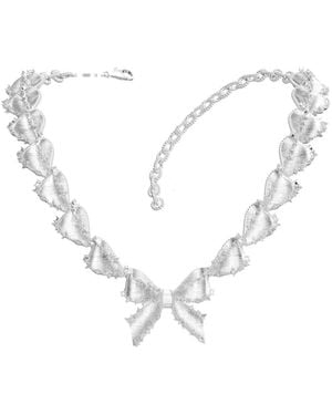 ShuShu/Tong X Yvmin Collier À Détail De Nœud - White