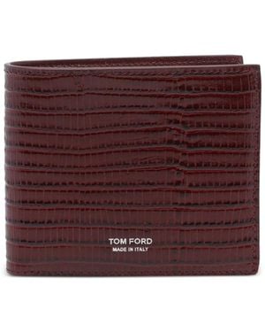 Tom Ford Leather Wallet - Purple