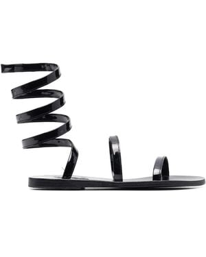 Ancient Greek Sandals Ofis Patent Sandals - White
