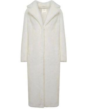 Unreal Fur Dove Coat - White