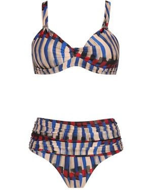 Lygia & Nanny Bikini Marianne Imprimé - Blanc