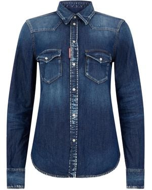 DSquared² Buttoned Shirt - Blue