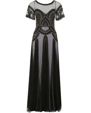 Temperley London Camile イブニングドレス - ブラック