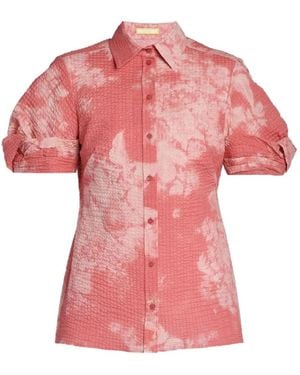 Erdem Floral-Print Shirt - Pink
