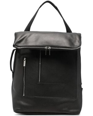 Rick Owens Cargo Leather Backpack - Black