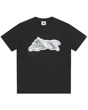 ICECREAM Running Dog Graphic T-Shirt - Black