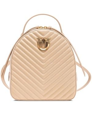 Pinko Love Click Backpack - Natural