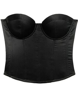 Fleur du Mal Hamptons Bustier - Black