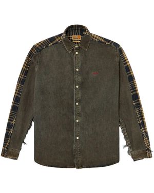 DIESEL X Timberland チェック シャツ - グリーン