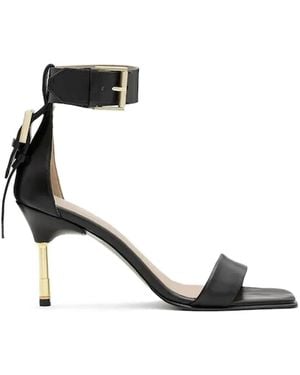 AllSaints Buckle Strap Sandals - Black