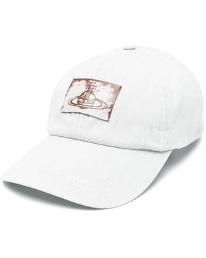 Vivienne Westwood Logo-Patch Cap - White