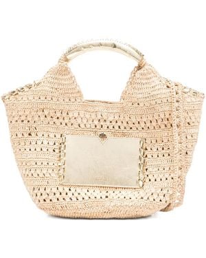 Ba&sh Ara Gehaakte Shopper - Naturel
