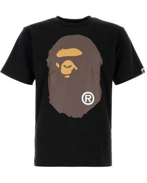 A Bathing Ape T-Shirt À Logo - Noir