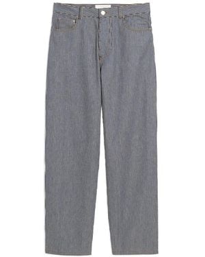 Ami Paris Cotton Baggy Jeans - Gray