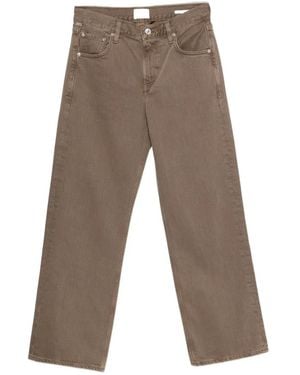 Citizens of Humanity Lindz Straight-Leg Jeans - Grey