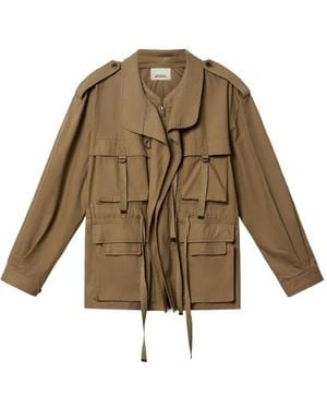 Isabel Marant Beriza Cotton Jacket - Natural