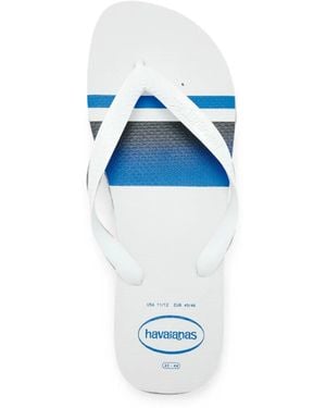 Havaianas Top Basic Logo-Embossed Flip Flops - Blue