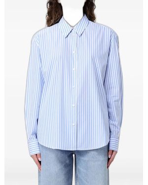 MC2 Saint Barth Striped Shirt - Blue