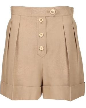Valentino Garavani Cuffed Shorts - Natural