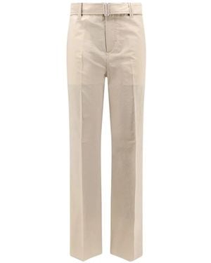 Lardini Belted Tailored Pants - Natural