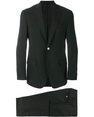 Dell'Oglio Slim Tailored Suit - Black