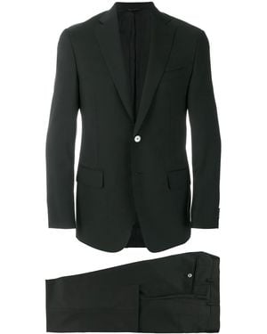 Dell'Oglio Slim Tailored Suit - Black