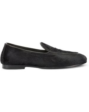Henderson Mocasines De Pelo De Poni - Negro