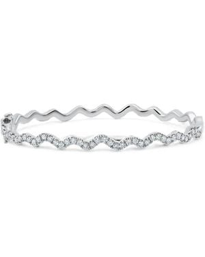 Graziela Rio Diamond Bangle Bracelet - White