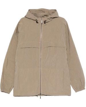 Masnada Kapuzenjacke mit Reißverschluss - Natur