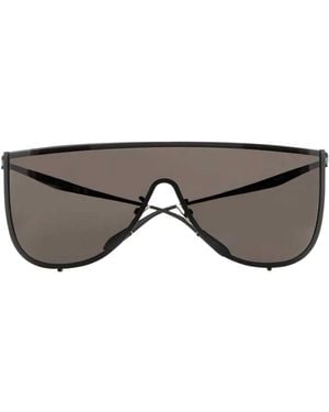 Alaïa Geometric-Frame Sunglasses - Grey