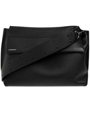 Givenchy Grainy Leather Shoulder Bag - Black