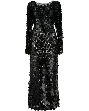 In the mood for love 'Patmos' Maxikleid - Schwarz