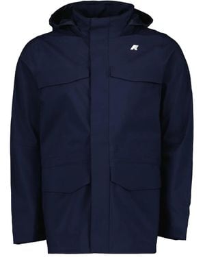 K-Way Manphy Bonded Parka - Blue