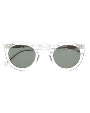 Lesca Runde Pica Sonnenbrille - Grau