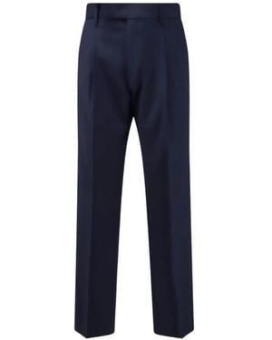 Germano 1952 Pressed-Crease Tailored Trousers - Blue