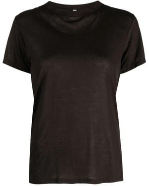 Baserange Short-Sleeved Bamboo T-Shirt - Black