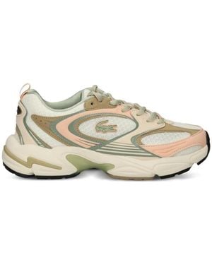 Lacoste Panelled Logo-Patch Sneakers - White