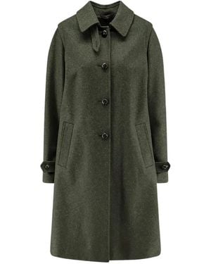 Schneiders Geraldine Pointed-Collar Loden Coat - Green