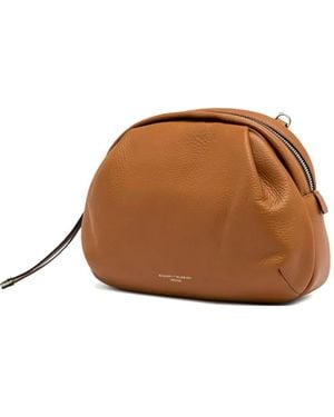 Gianni Chiarini Grained-Leather Crossbody Bag - Brown