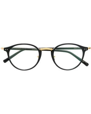 Masunaga Gafas Con Montura Redonda - Negro