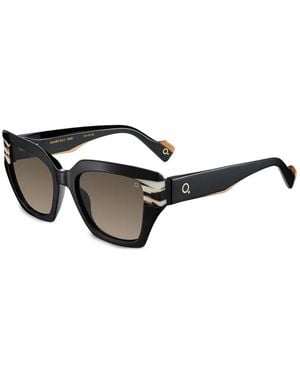 Etnia Barcelona Geometric Panel Sunglasses - Black