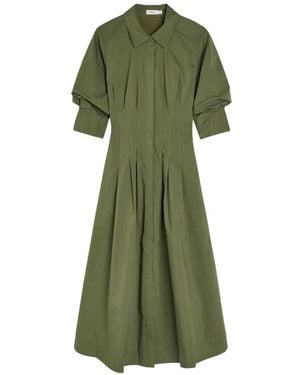 Jonathan Simkhai Jazz Shirt Dress - Green
