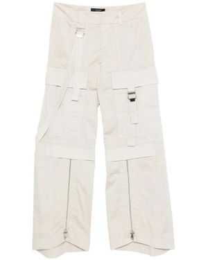 The Seafarer Strap Zip Pants - White