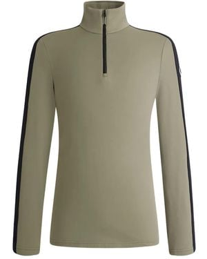 Fusalp T-Shirt mit Stehkragen - Grün