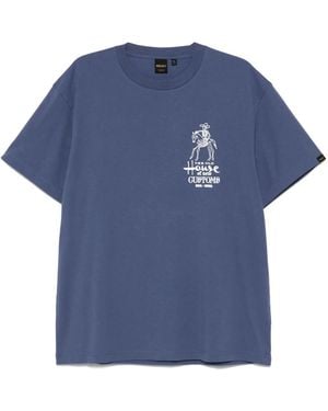 Deus Ex Machina Seoul Address T-Shirt - Blue